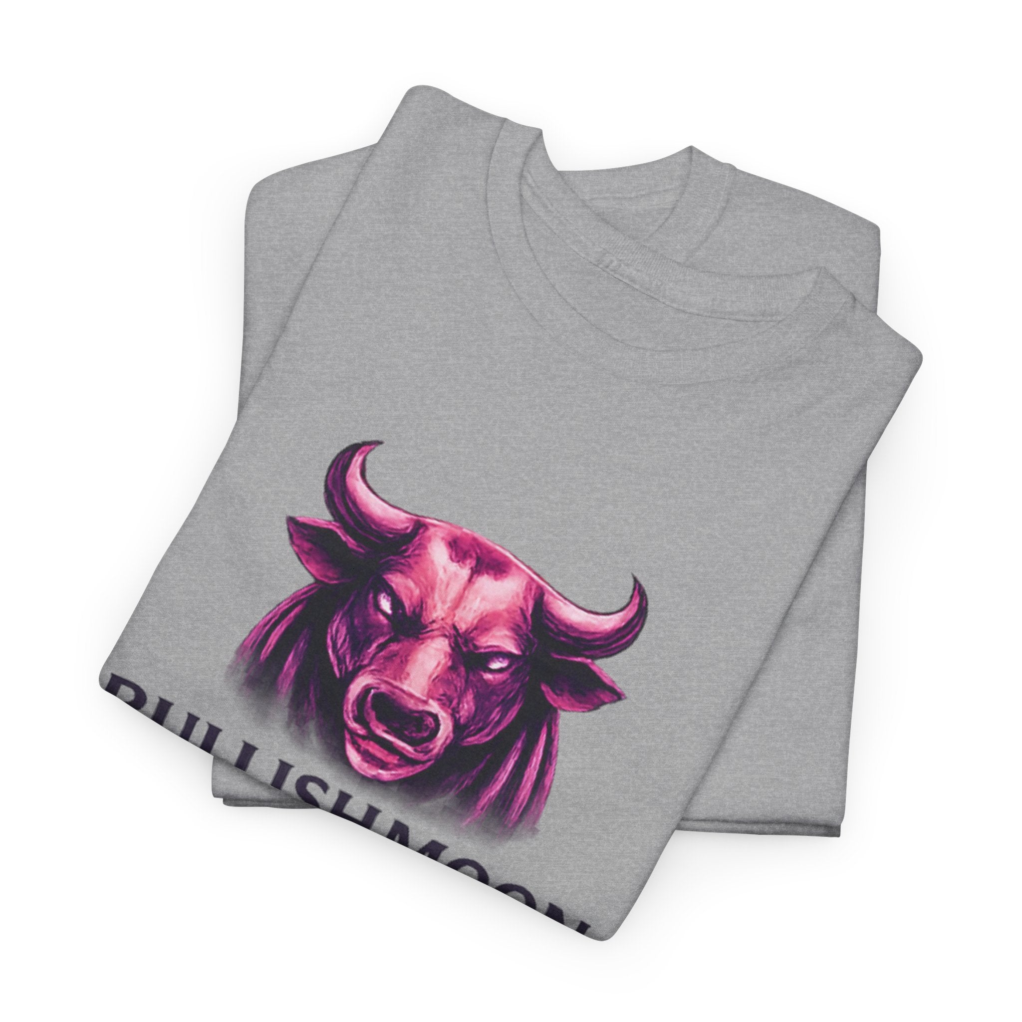 "Bullish Moon" Women's T‑Shirt —Bull Logo Tee