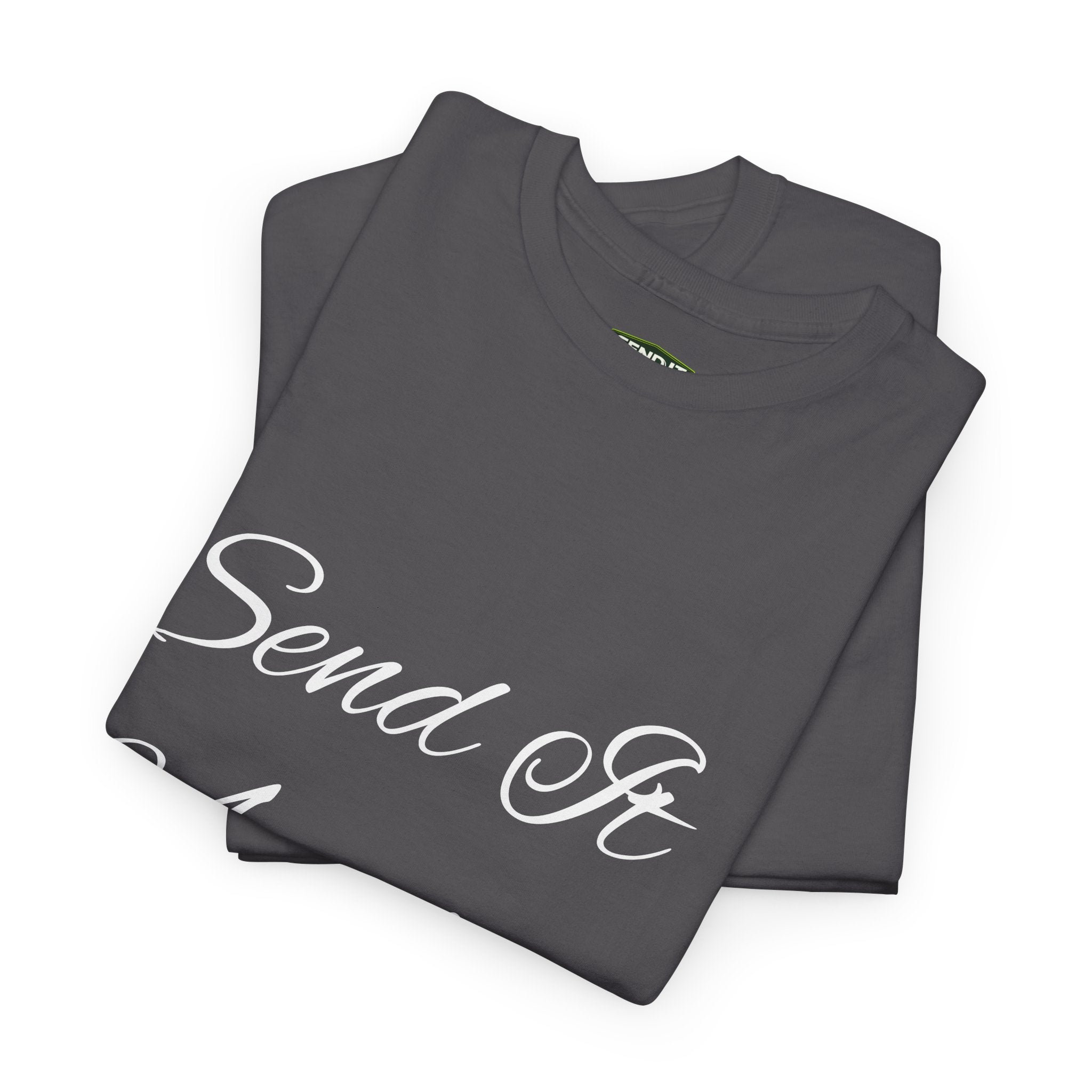 "Send it Academy" T‑Shirt — Script Logo Tee