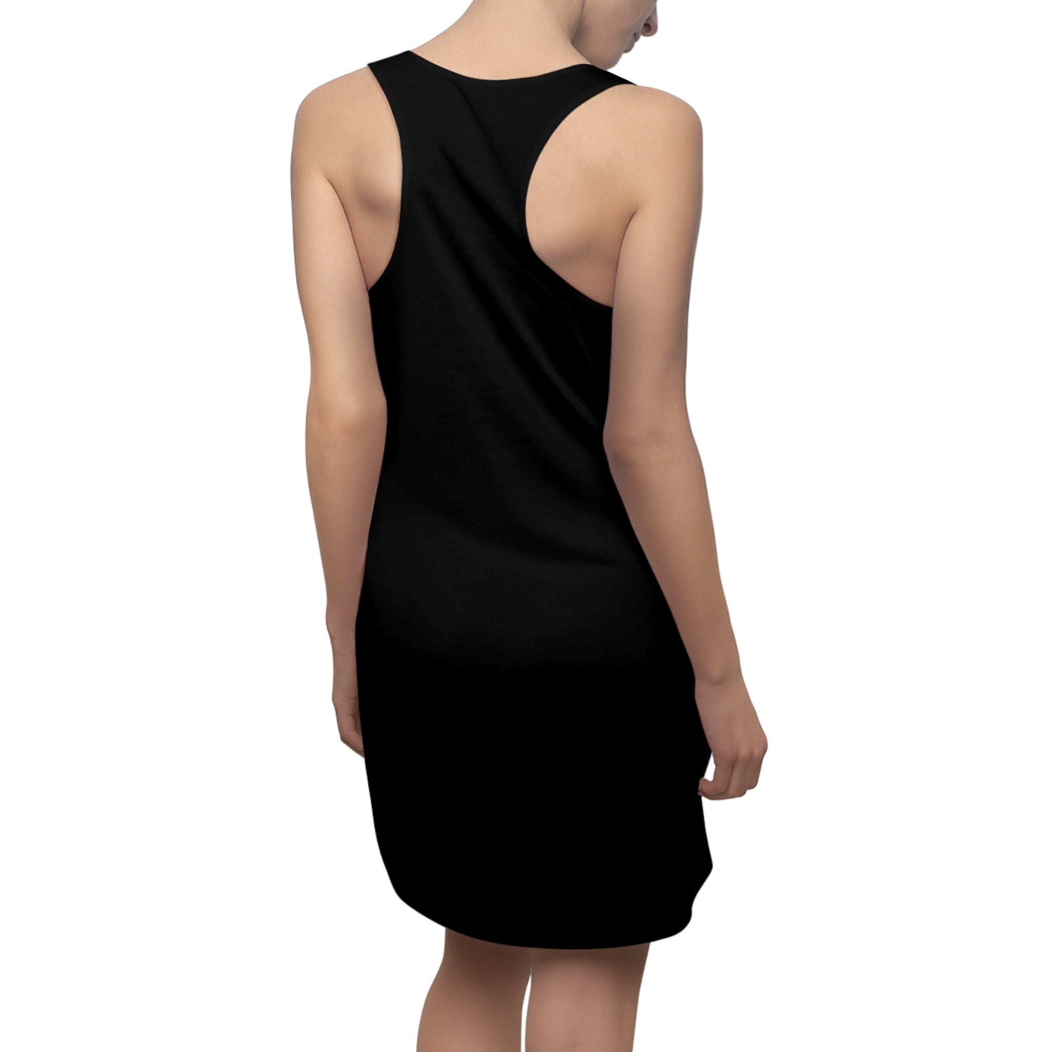 Faith Over Fear Racerback Dress — Purpose Over Excuses All-Over Print