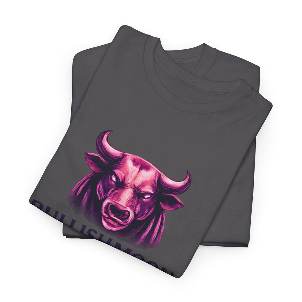 "Bullish Moon" Women's T‑Shirt —Bull Logo Tee