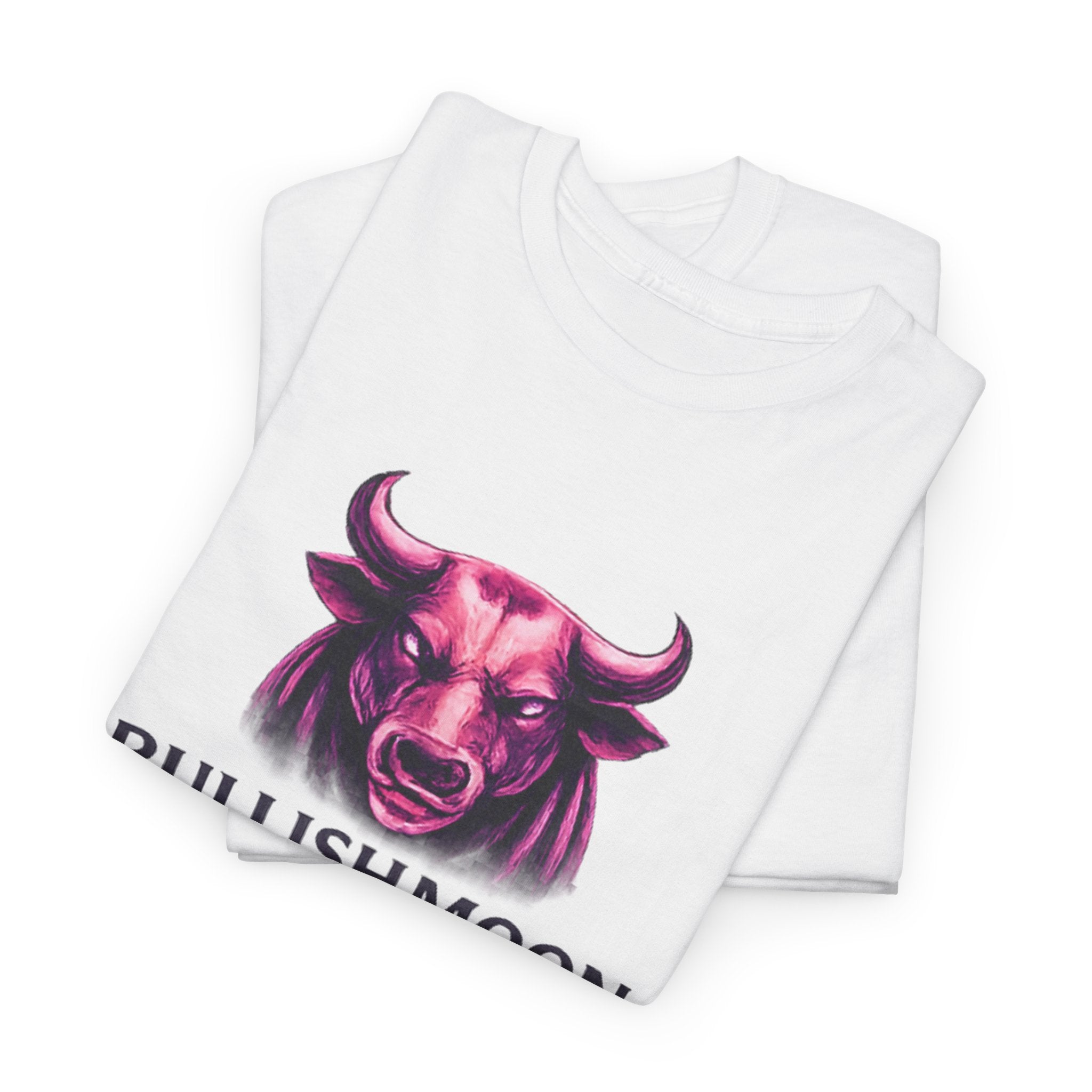 "Bullish Moon" Women's T‑Shirt —Bull Logo Tee