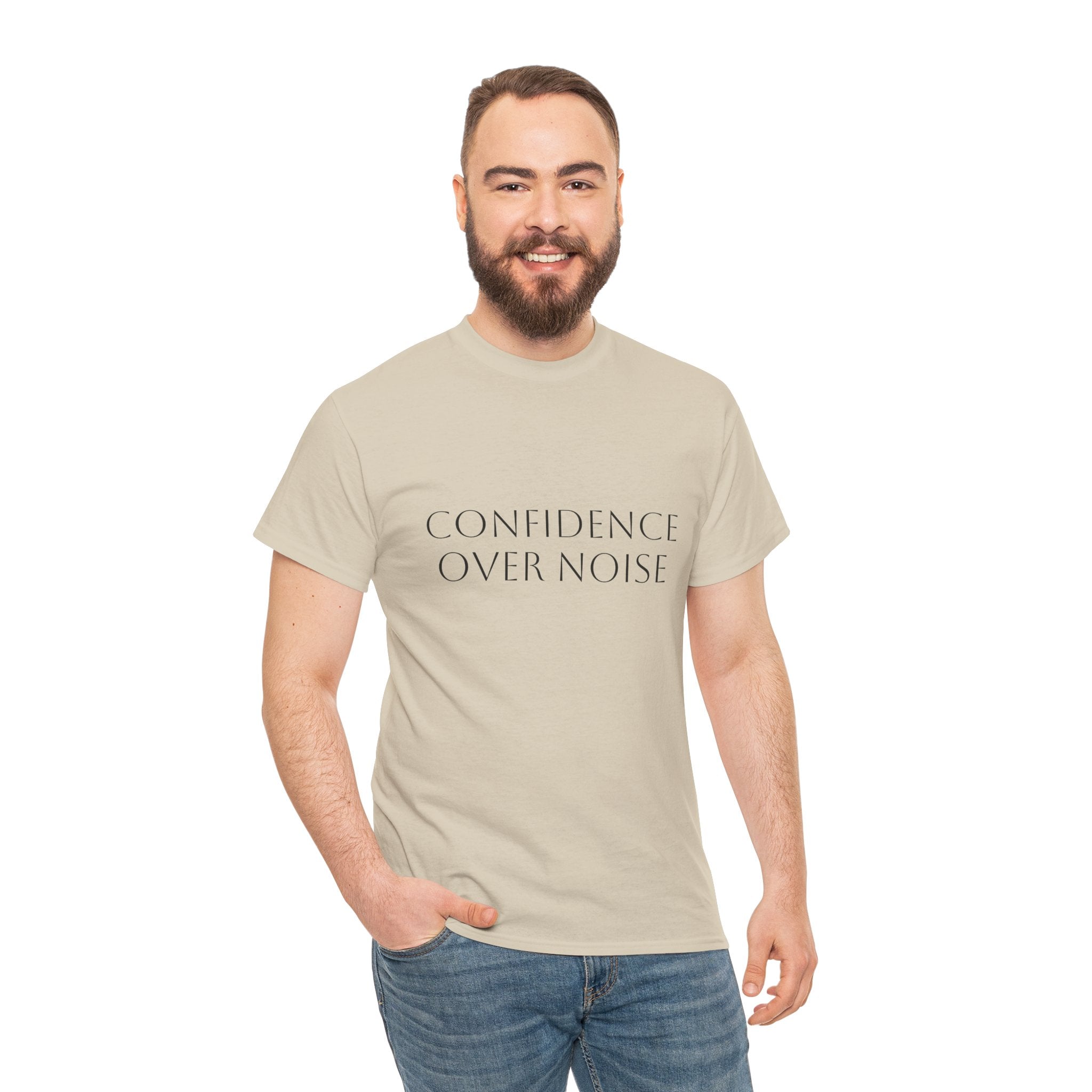 Confidence Over Noise Tee