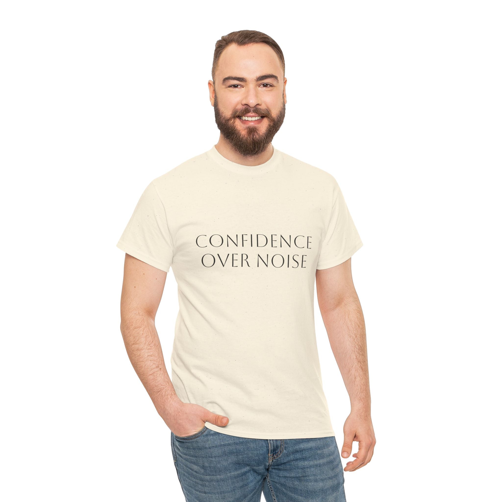 Confidence Over Noise Tee
