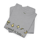 Mystic Icons Tee — "send it lyfe" Graphic T-Shirt