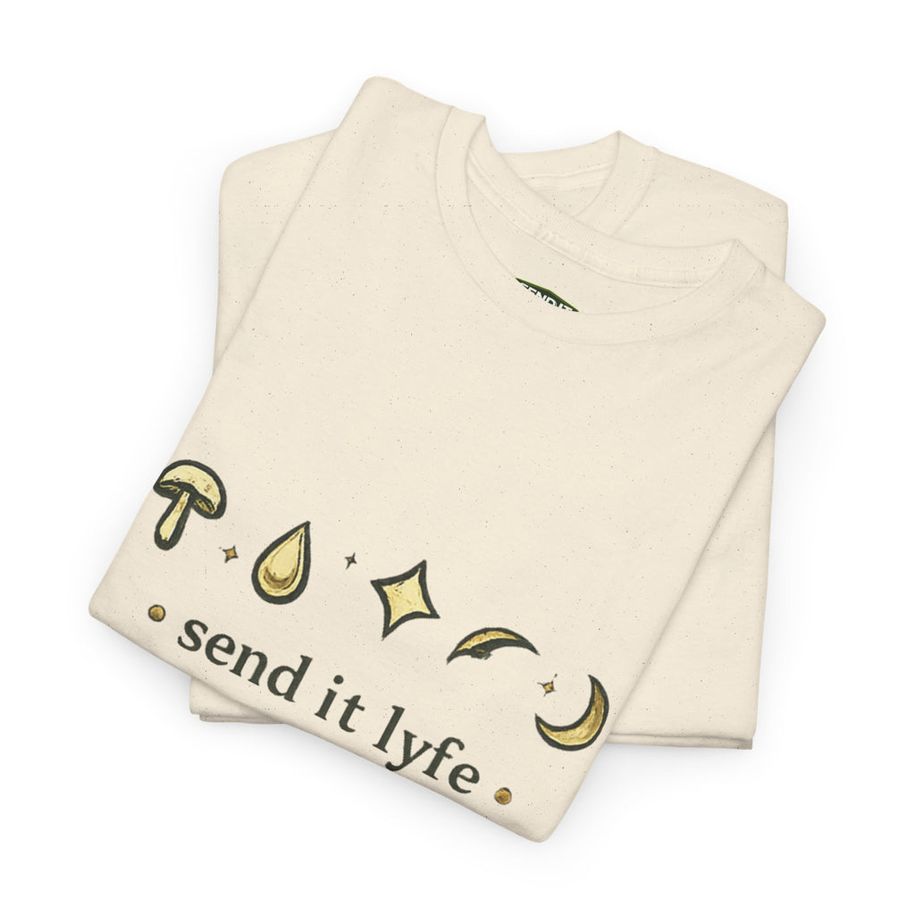 Mystic Icons Tee — "send it lyfe" Graphic T-Shirt