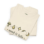 Mystic Icons Tee — "send it lyfe" Graphic T-Shirt