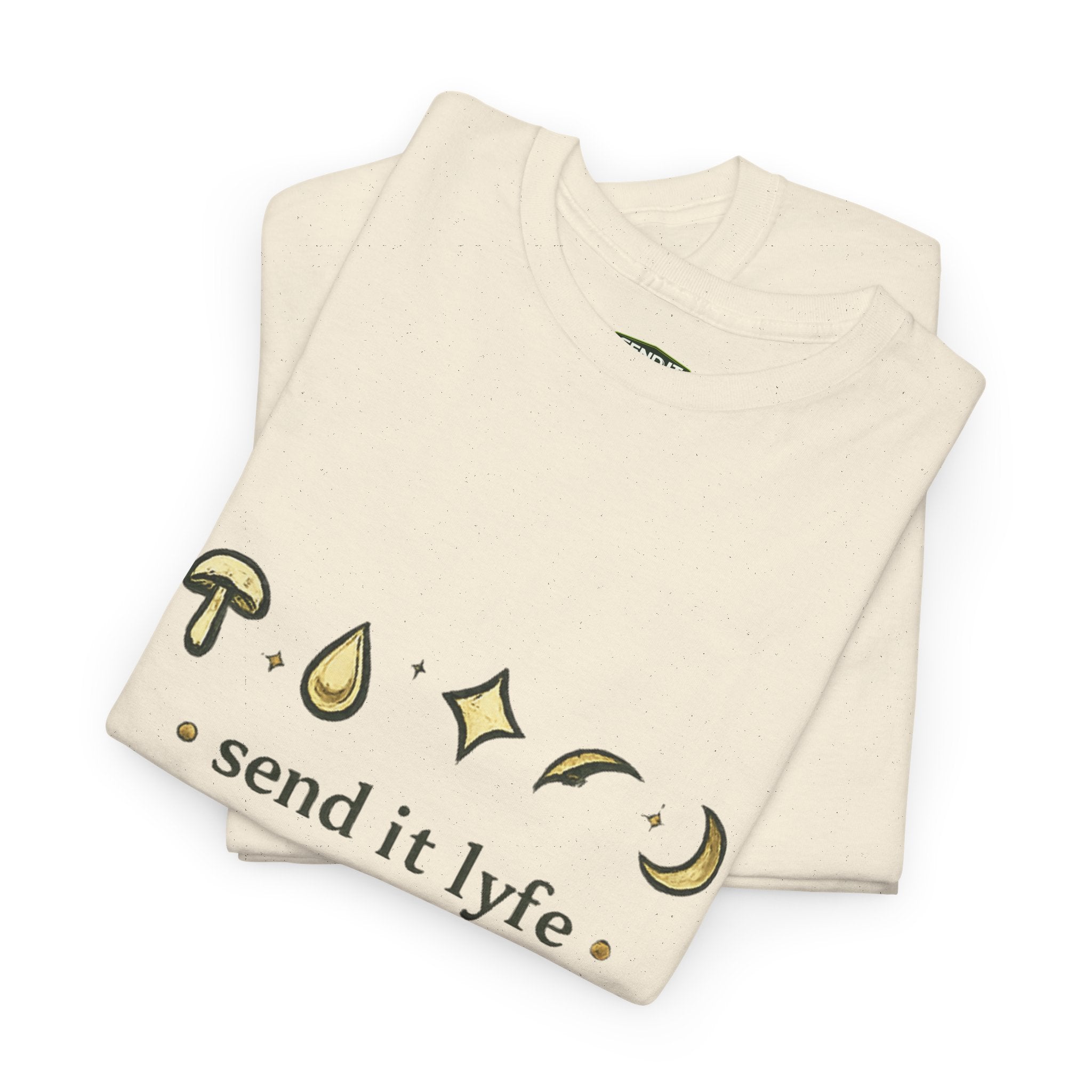 Mystic Icons Tee — "send it lyfe" Graphic T-Shirt