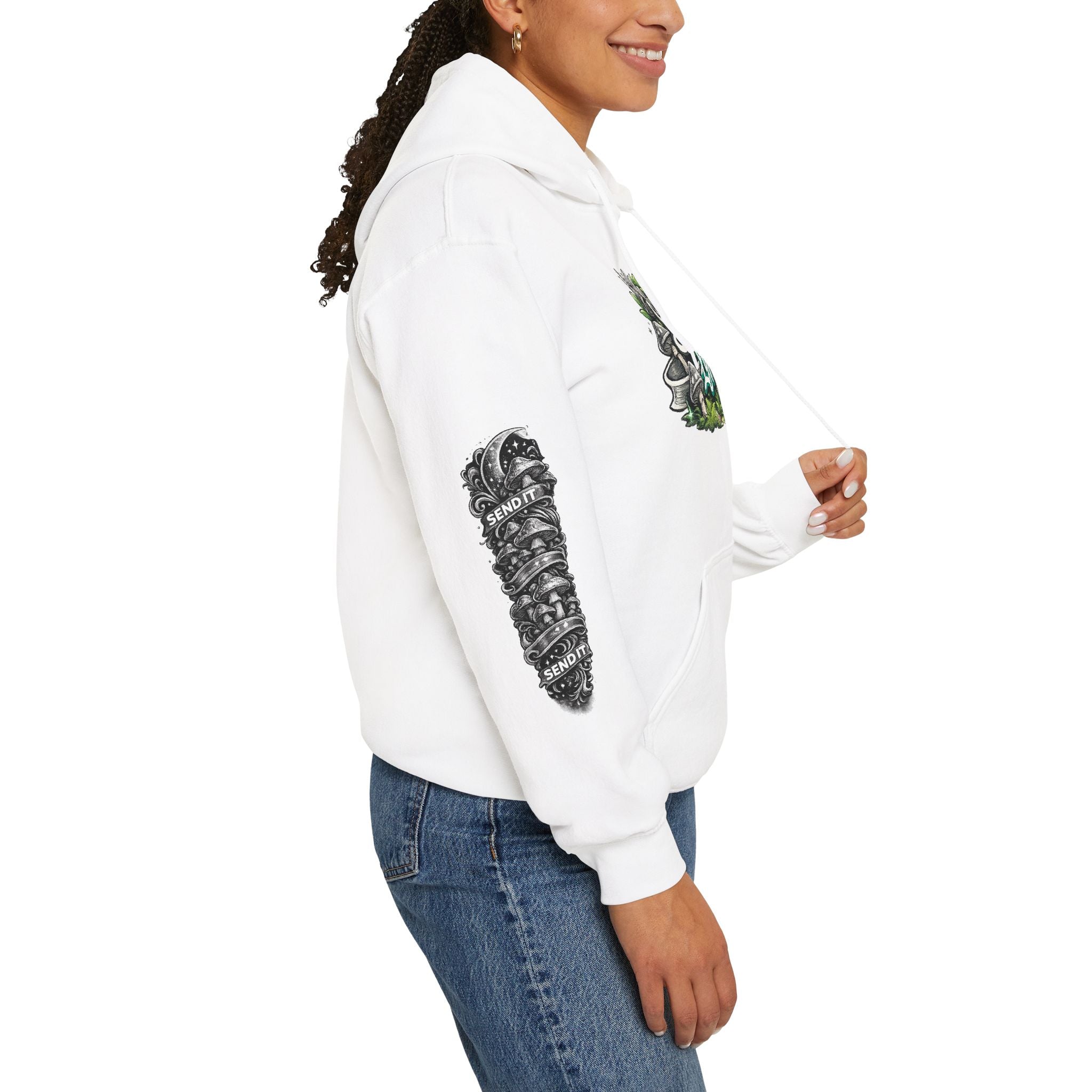 “Send It Lyfe” Skate-Style Graphic Pullover Women's Hoodie