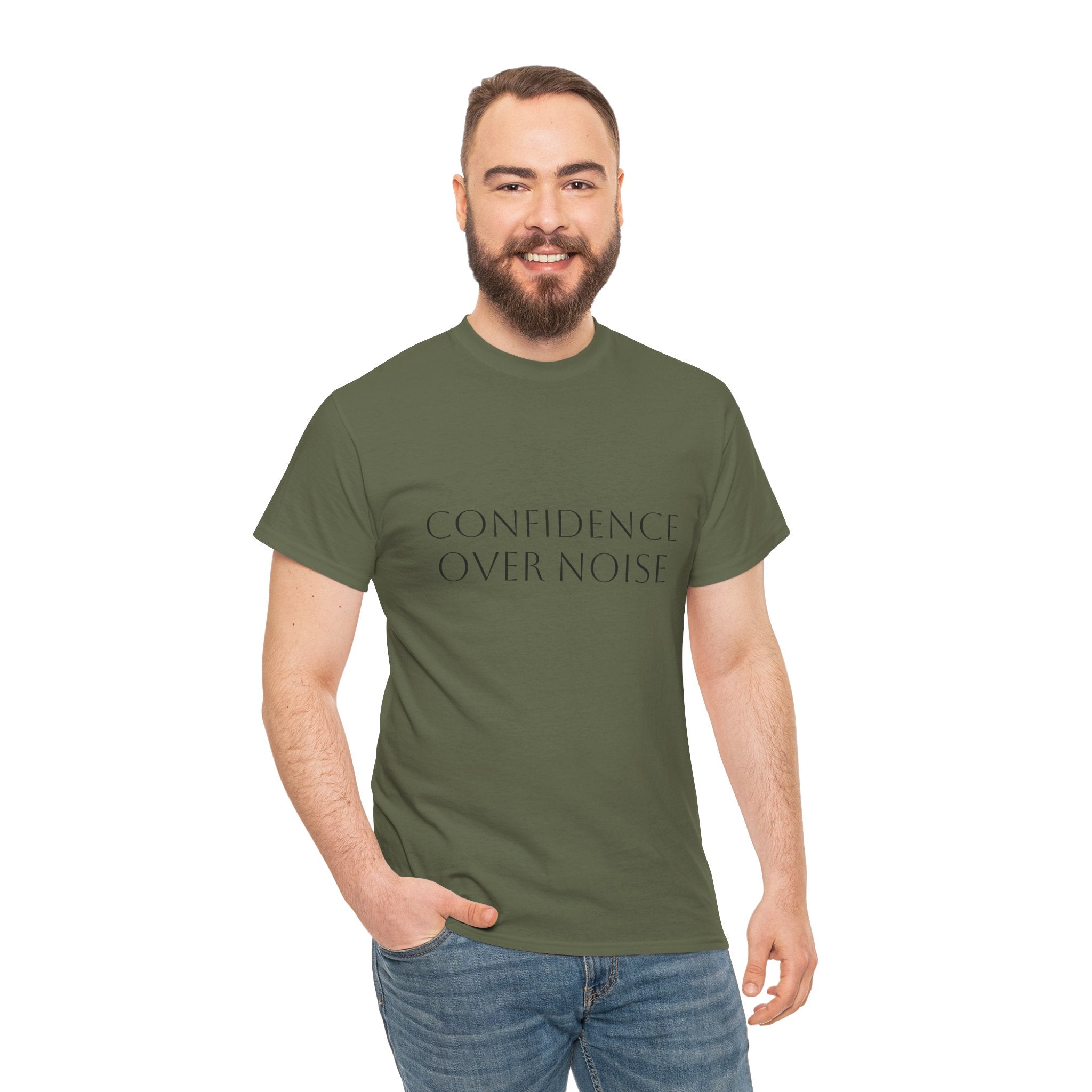 Confidence Over Noise Tee