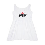 PIF Crown Skater Dress WHITE - Women’s Casual A-Line Dress