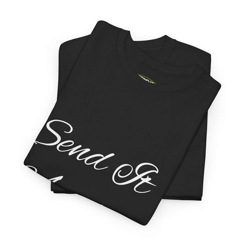 "Send it Academy" T‑Shirt — Script Logo Tee