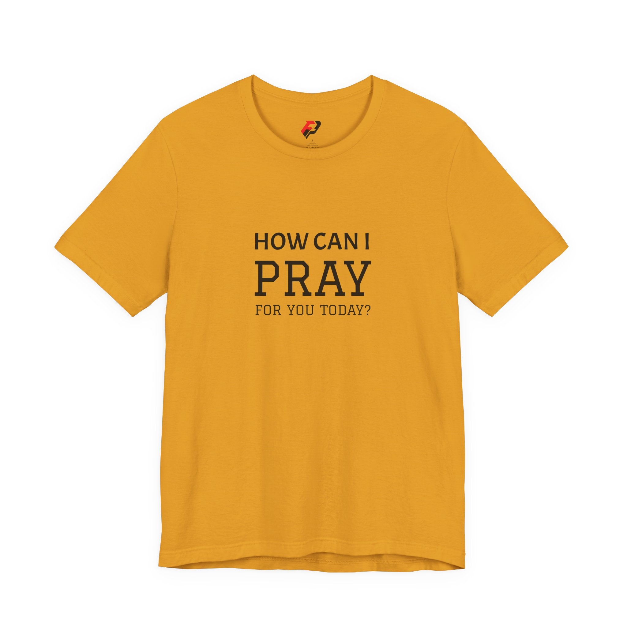 How Can I Pray Tee — Christian Faith Graphic T-Shirt