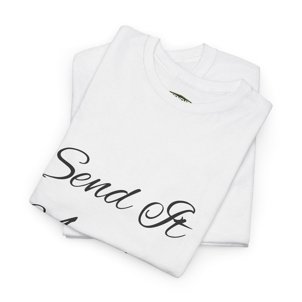 "Send it Academy" T‑Shirt — Script Logo Tee
