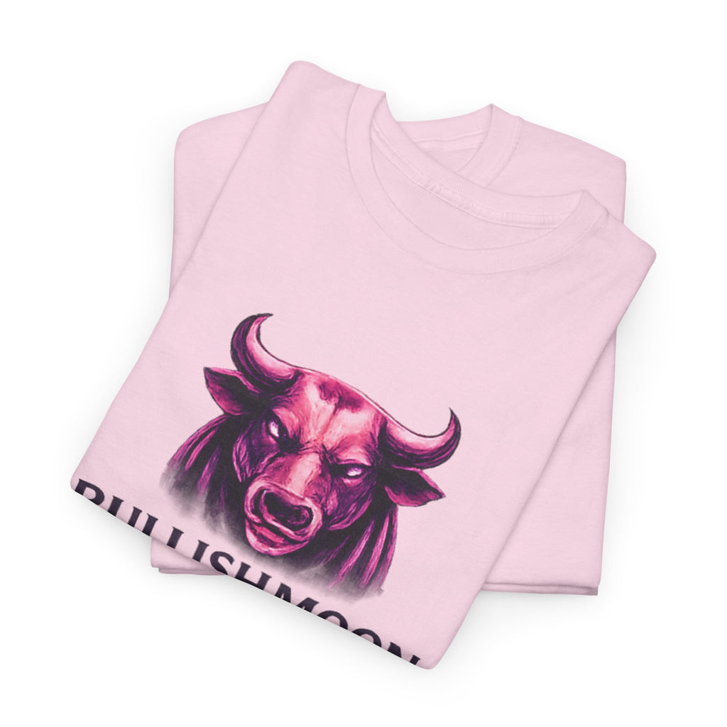 "Bullish Moon" Women's T‑Shirt —Bull Logo Tee