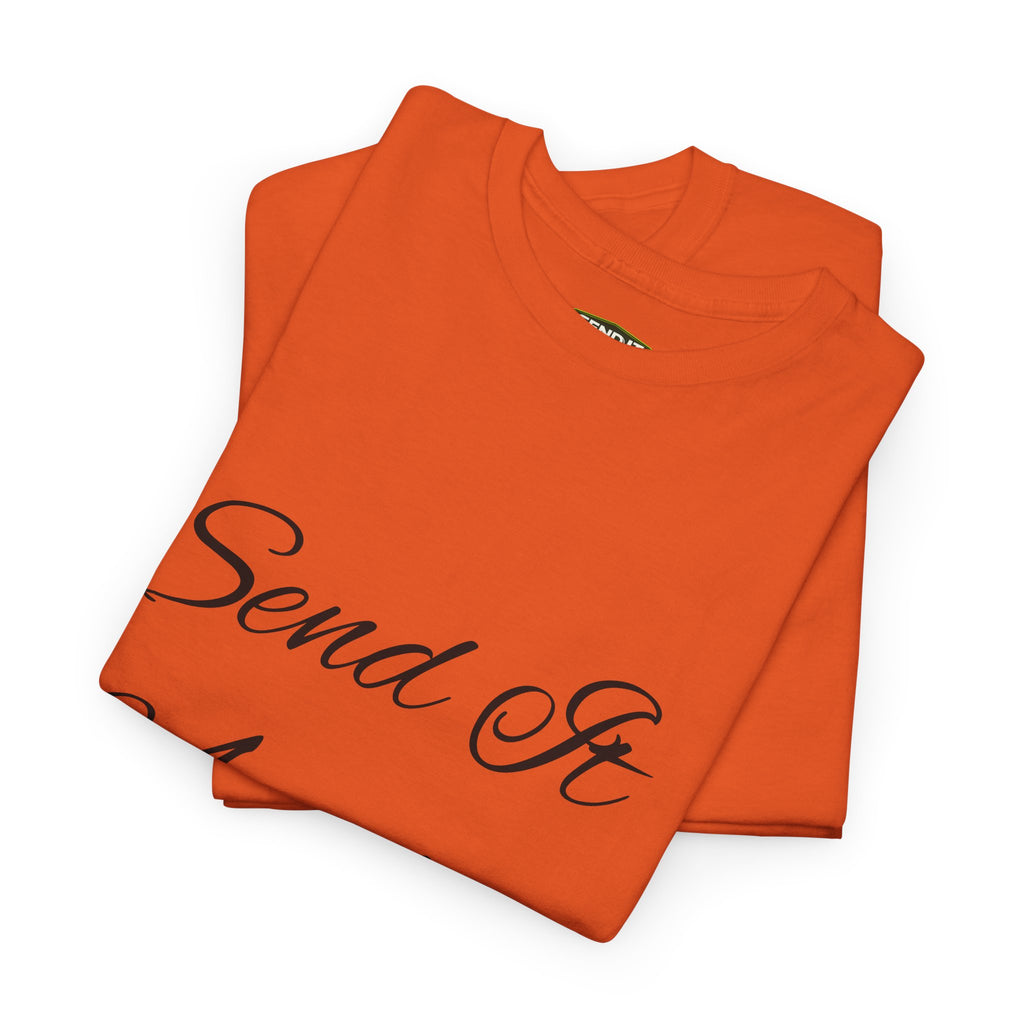 "Send it Academy" T‑Shirt — Script Logo Tee