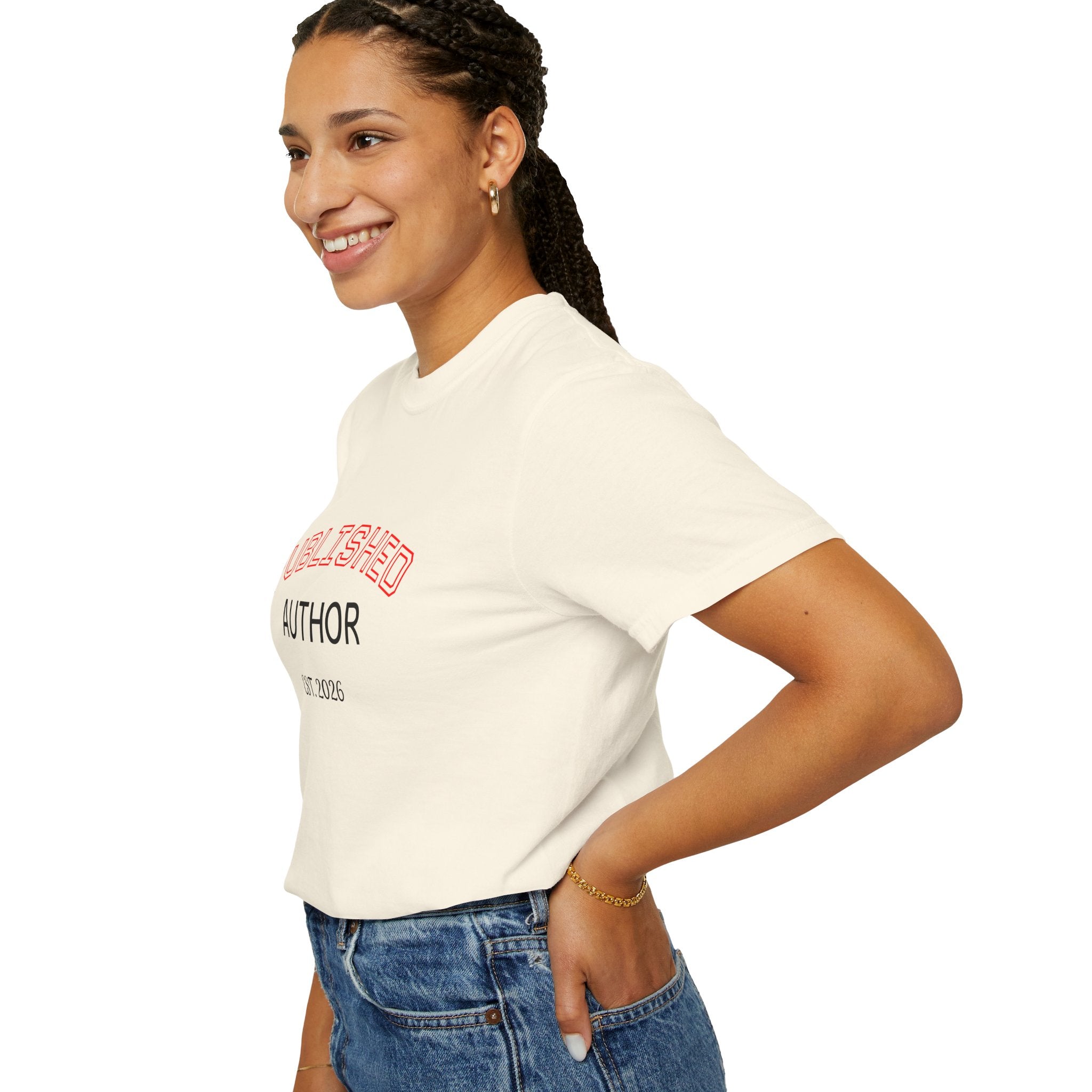 Published Author T-Shirt — "Published Author Est. 2026" Casual Tee for Writers & Book Lovers