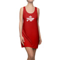 PIF Crown Racerback Dress — Red Women's Athletic Tank Dress