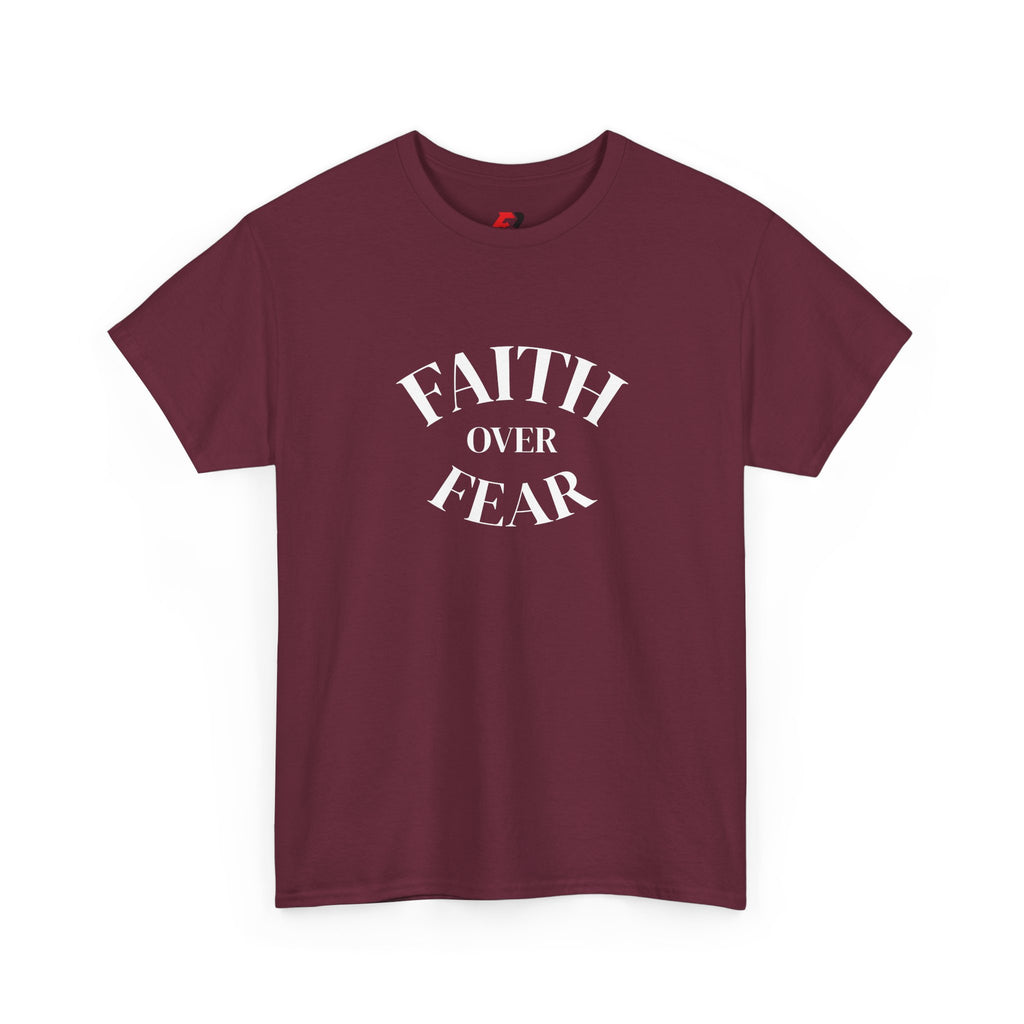 Faith Over Fear T‑Shirt – Inspirational Christian Graphic Tee