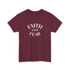 Faith Over Fear T‑Shirt – Inspirational Christian Graphic Tee