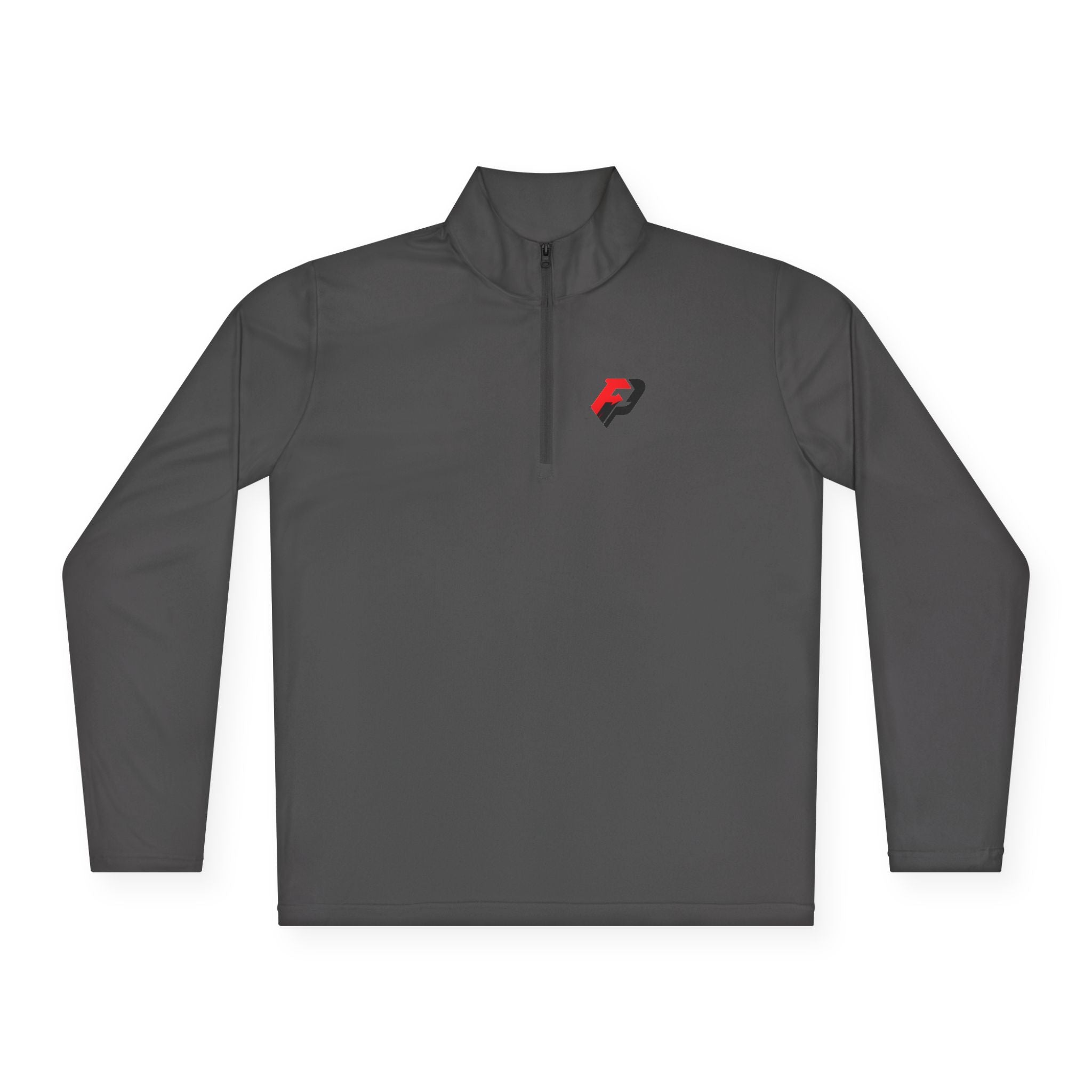 PIF Quarter-Zip Pullover — Embroidered 'PIF' Casual Pullover
