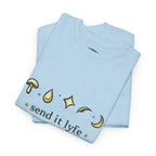 Mystic Icons Tee — "send it lyfe" Graphic T-Shirt