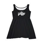 PIF Crown Skater Dress BLACK - Women’s Casual A-Line Dress