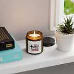 Christ Is King Scented Soy Candle — Amber Jar (Multi-Size)
