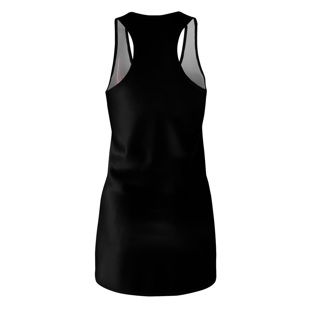 "Send It Lyfe" Black Racerback Dress
