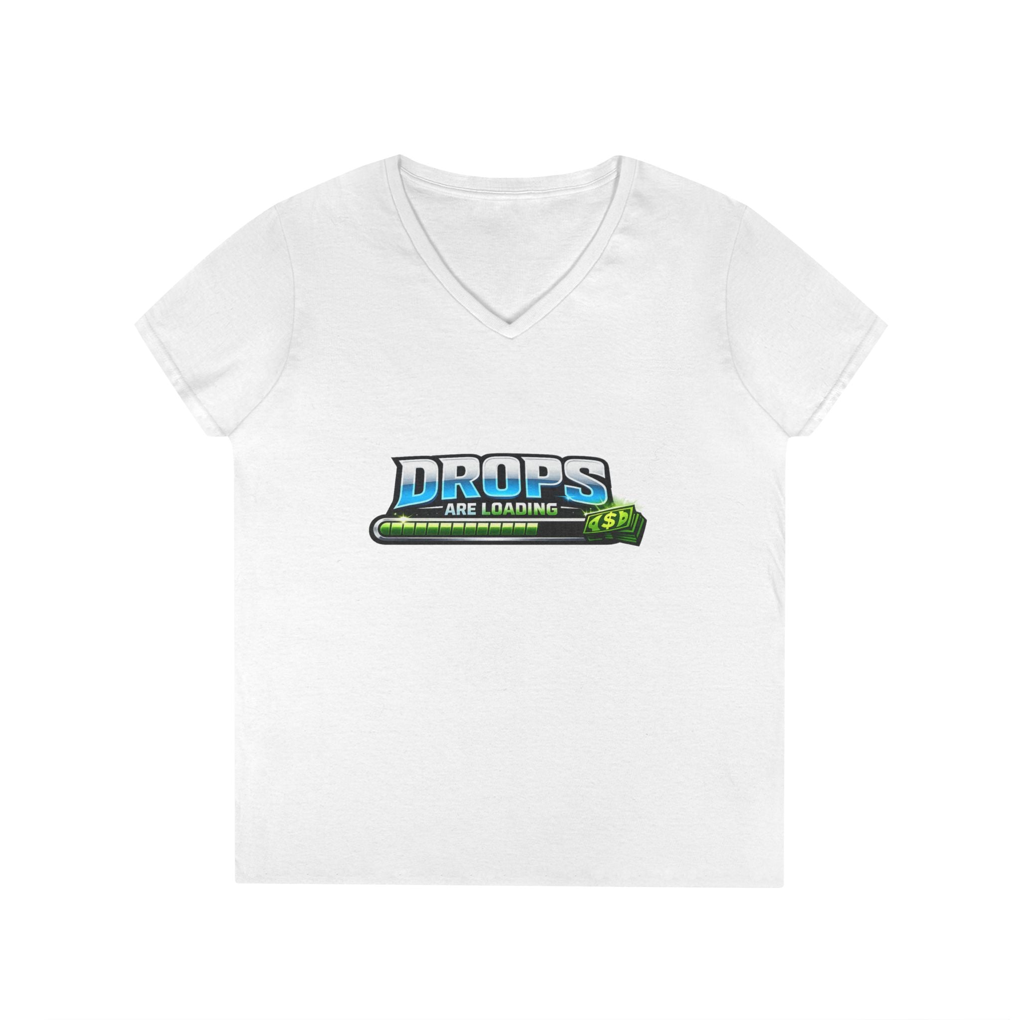 "Drops Are Loading" V-Neck Tee