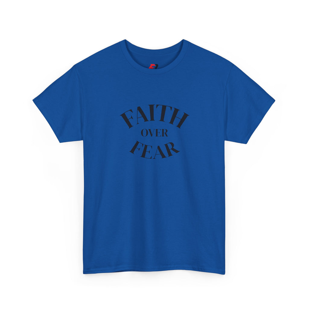Faith Over Fear T‑Shirt – Inspirational Christian Graphic Tee
