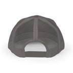 PIF Crown Retro Trucker Hat — Vintage Mesh Cap with Bold Logo