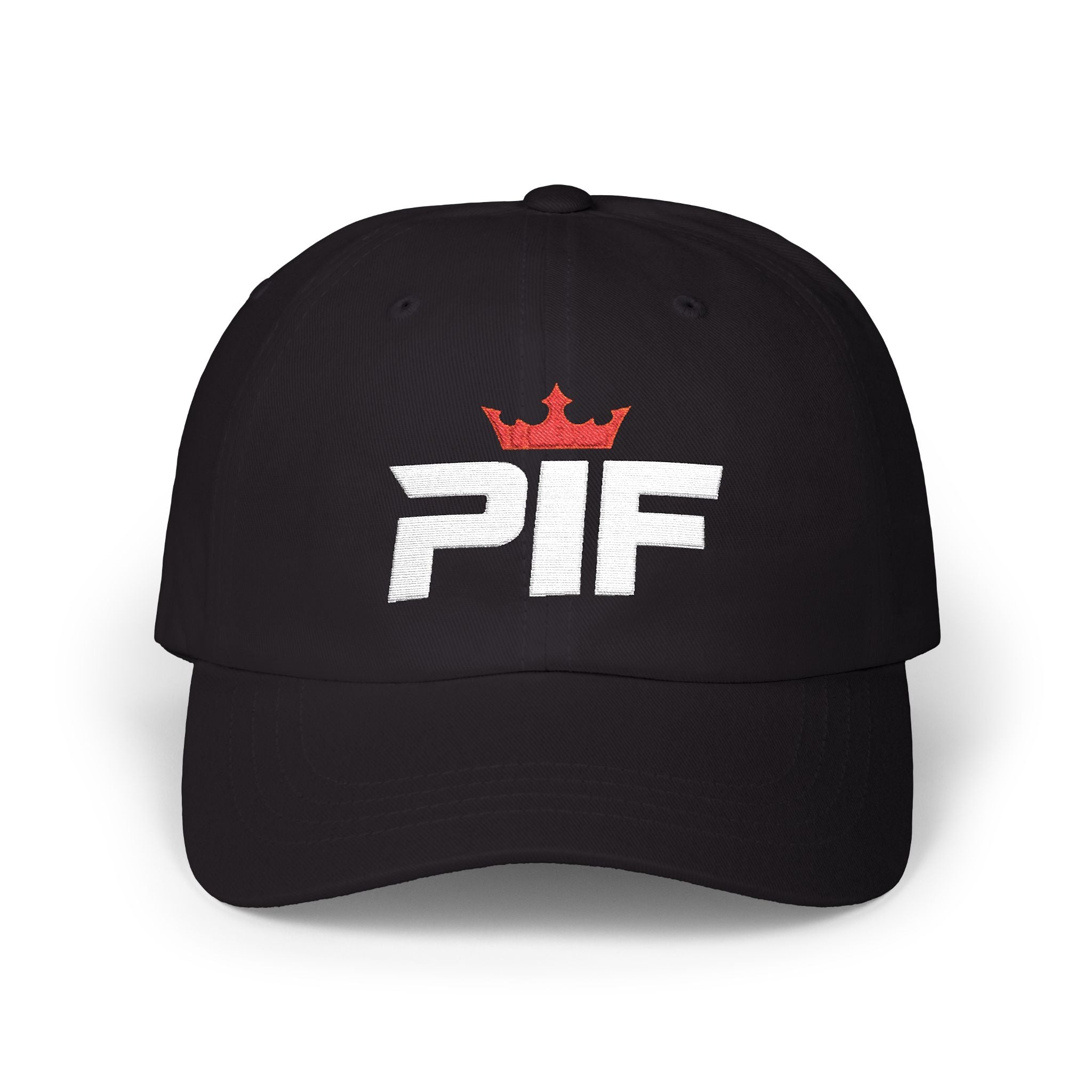 PIF Crown Dad Cap — Vintage Logo Baseball Hat
