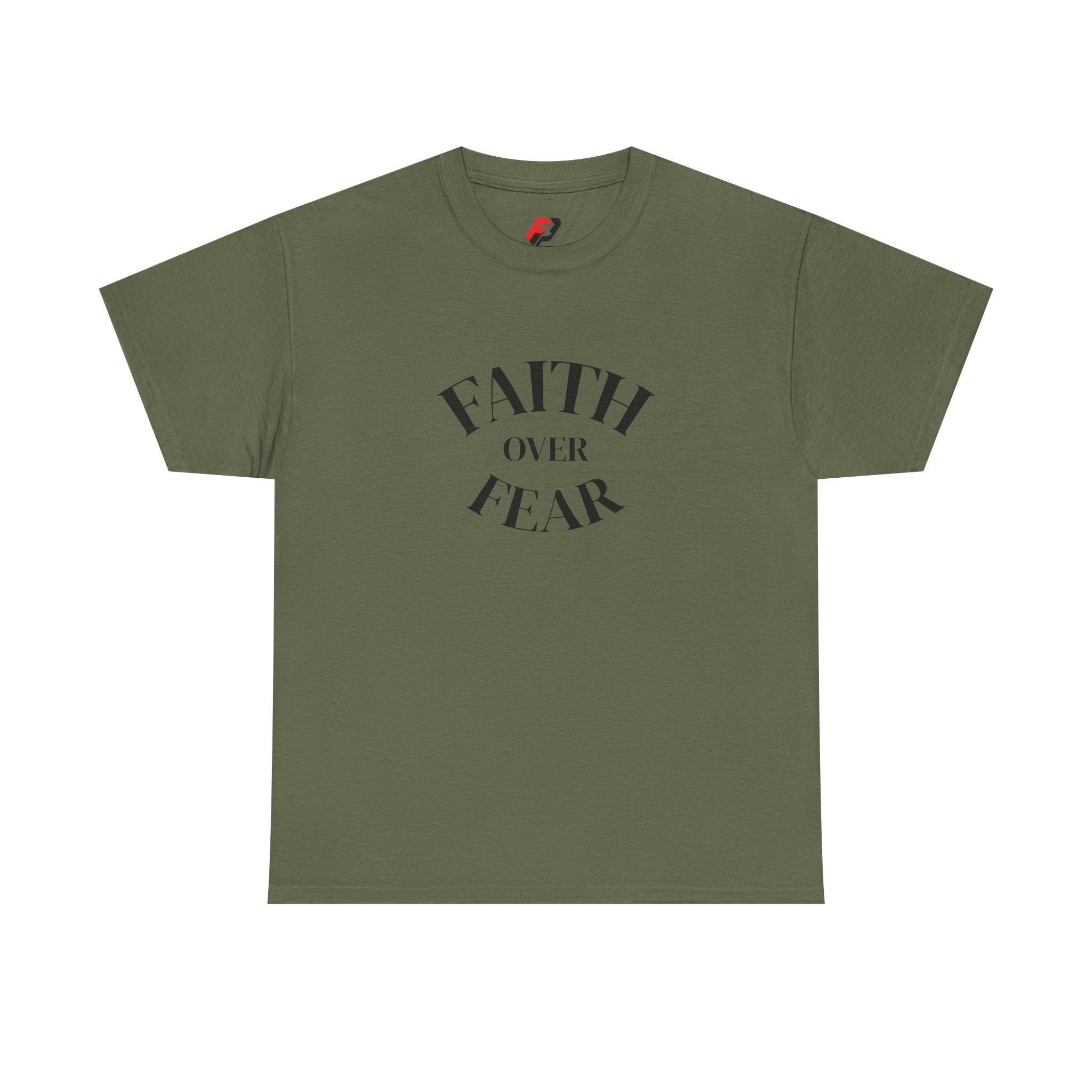 Faith Over Fear T‑Shirt – Inspirational Christian Graphic Tee