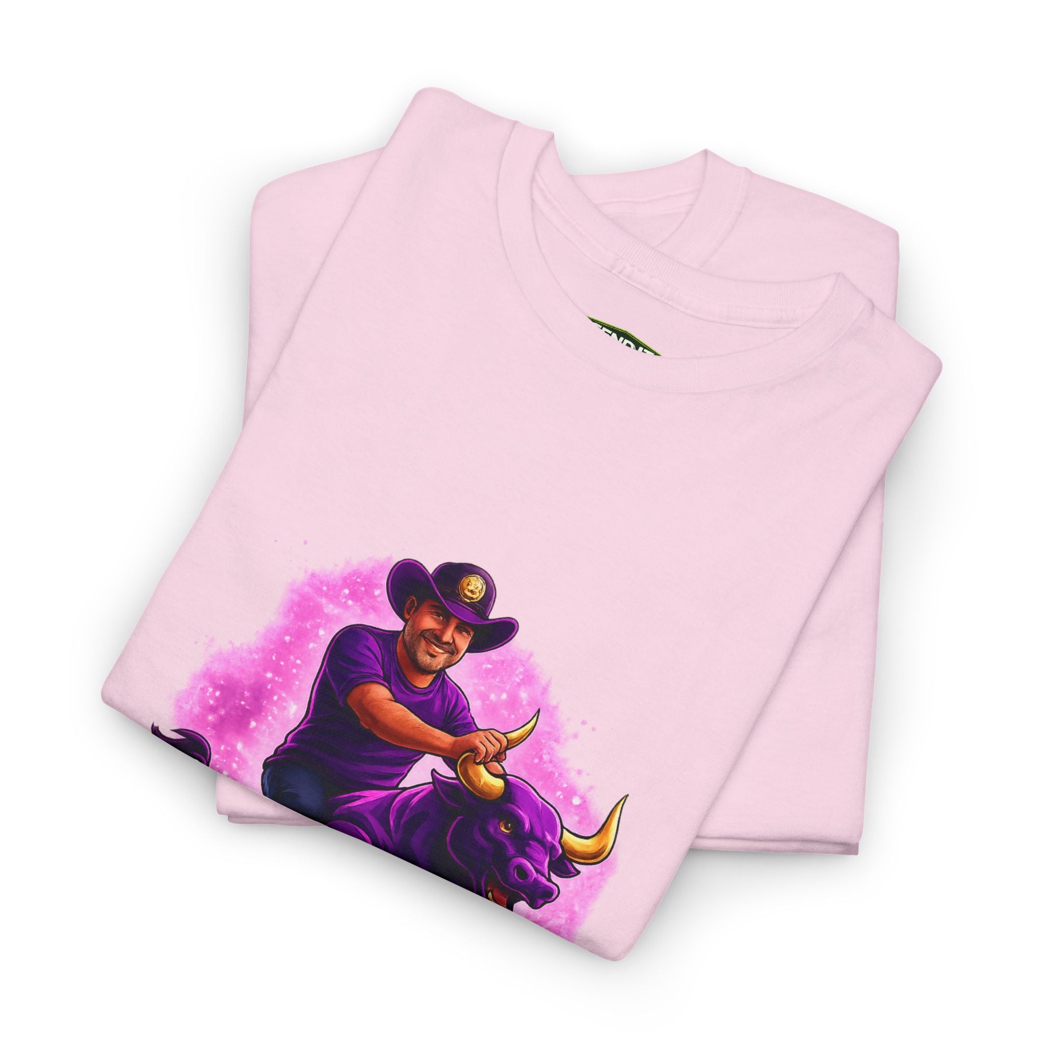 "Ride the Bull by the Horns" Graphic Mens Tee — “Ride the Bull by the Horns” Motivational Cowboy T-Shirt