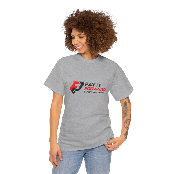 Pay It Forward Learning Center T-Shirt — "Learn. Grow. Give Back. Repeat."