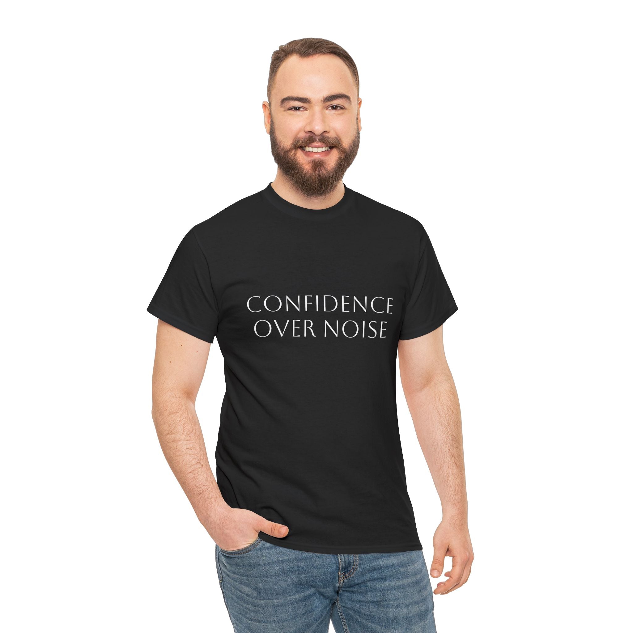 Confidence Over Noise Tee
