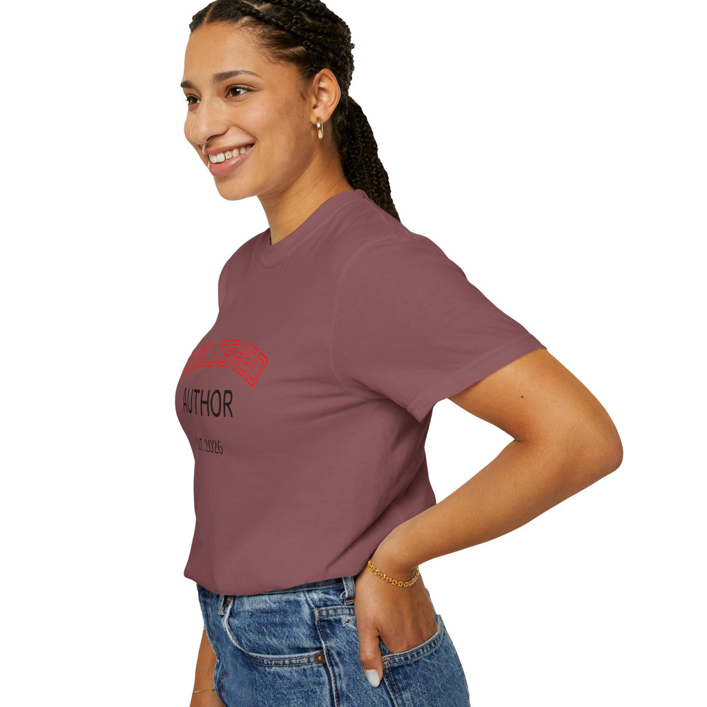 Published Author T-Shirt — "Published Author Est. 2026" Casual Tee for Writers & Book Lovers