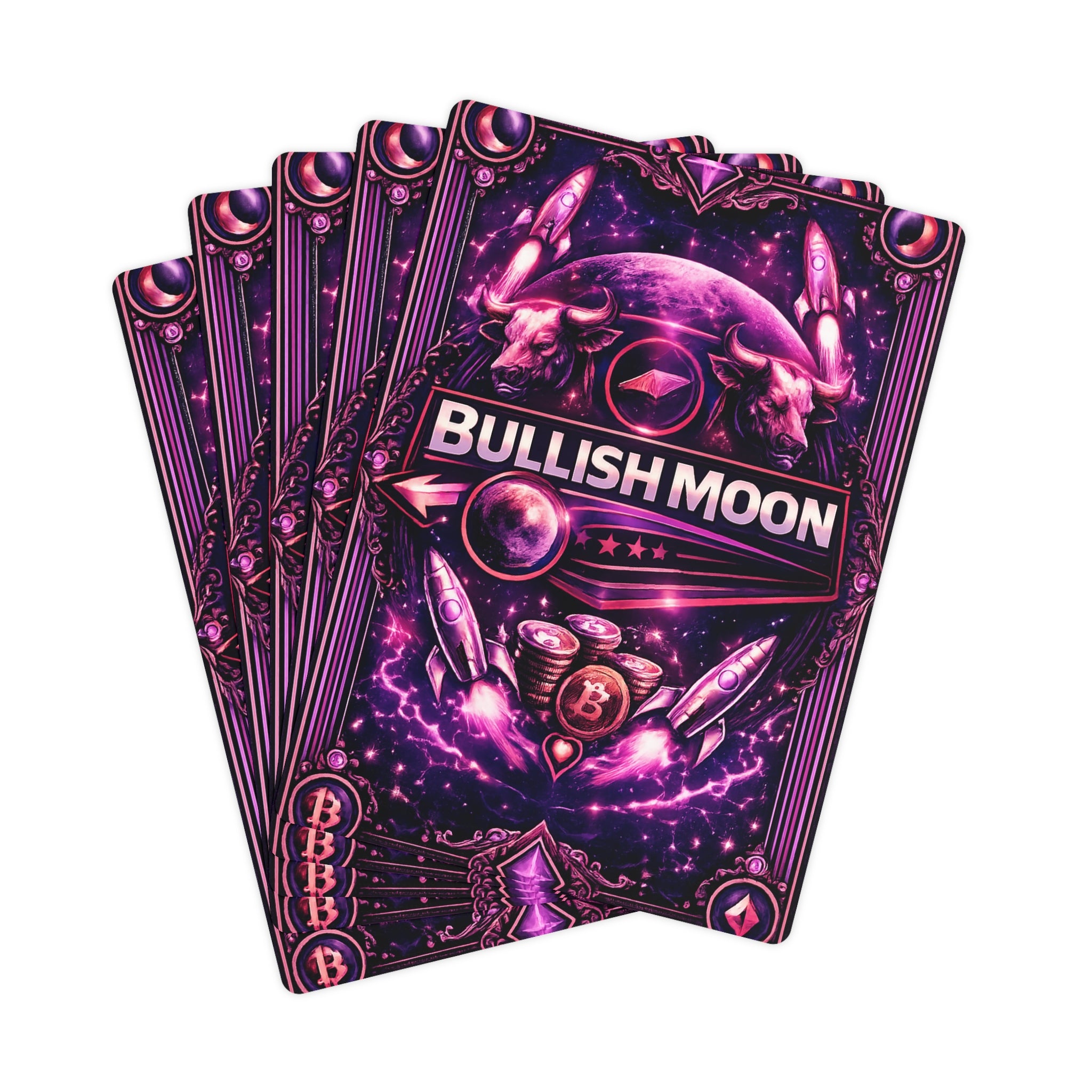 "Bullishmoon" Poker Cards