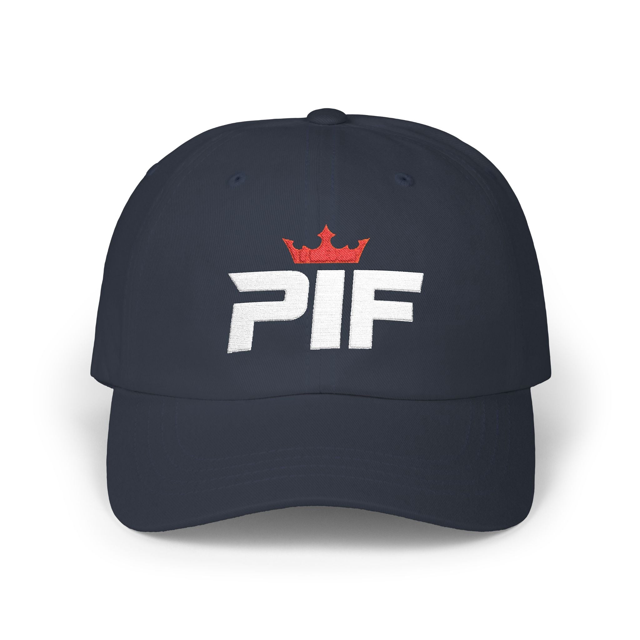 PIF Crown Dad Cap — Vintage Logo Baseball Hat
