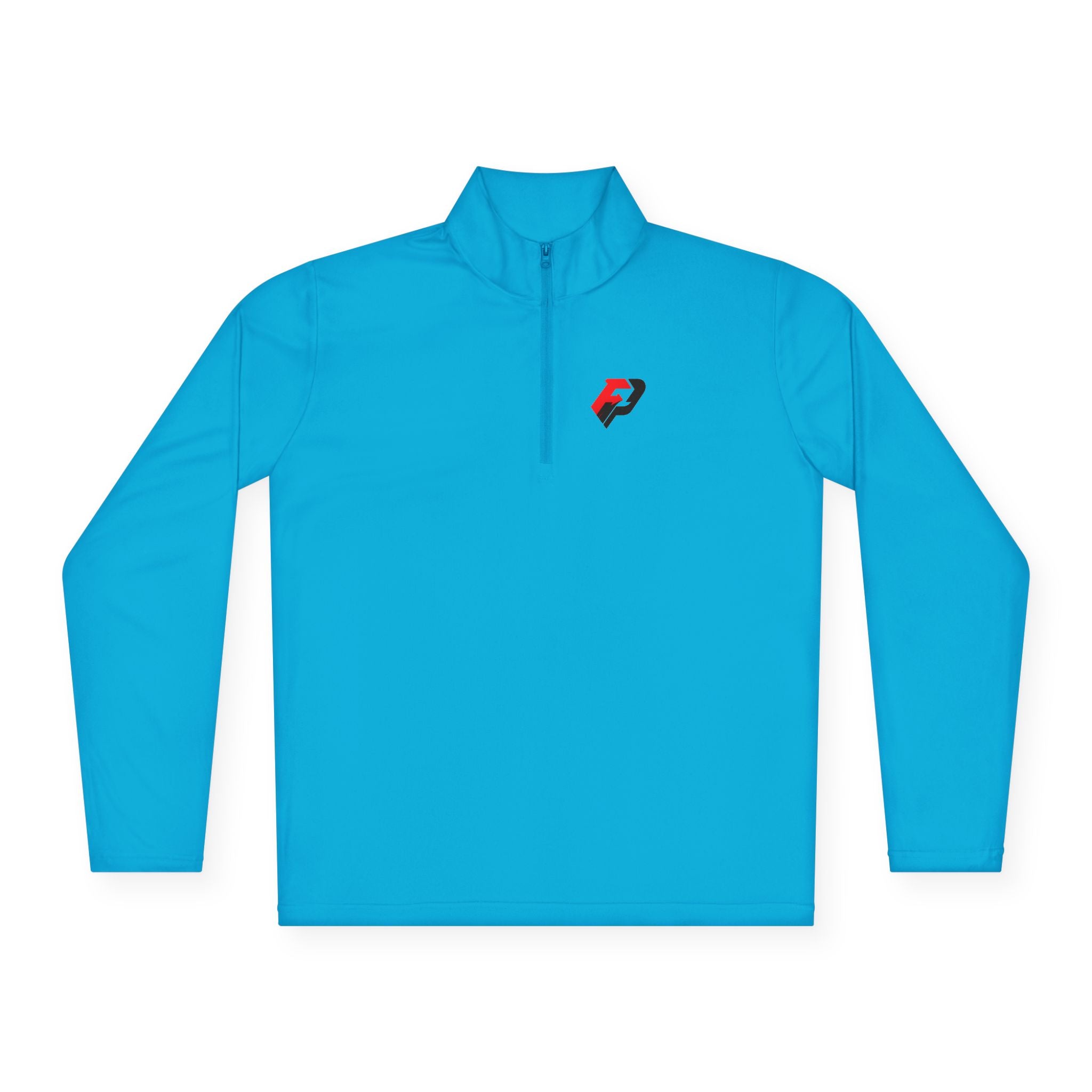 PIF Quarter-Zip Pullover — Embroidered 'PIF' Casual Pullover
