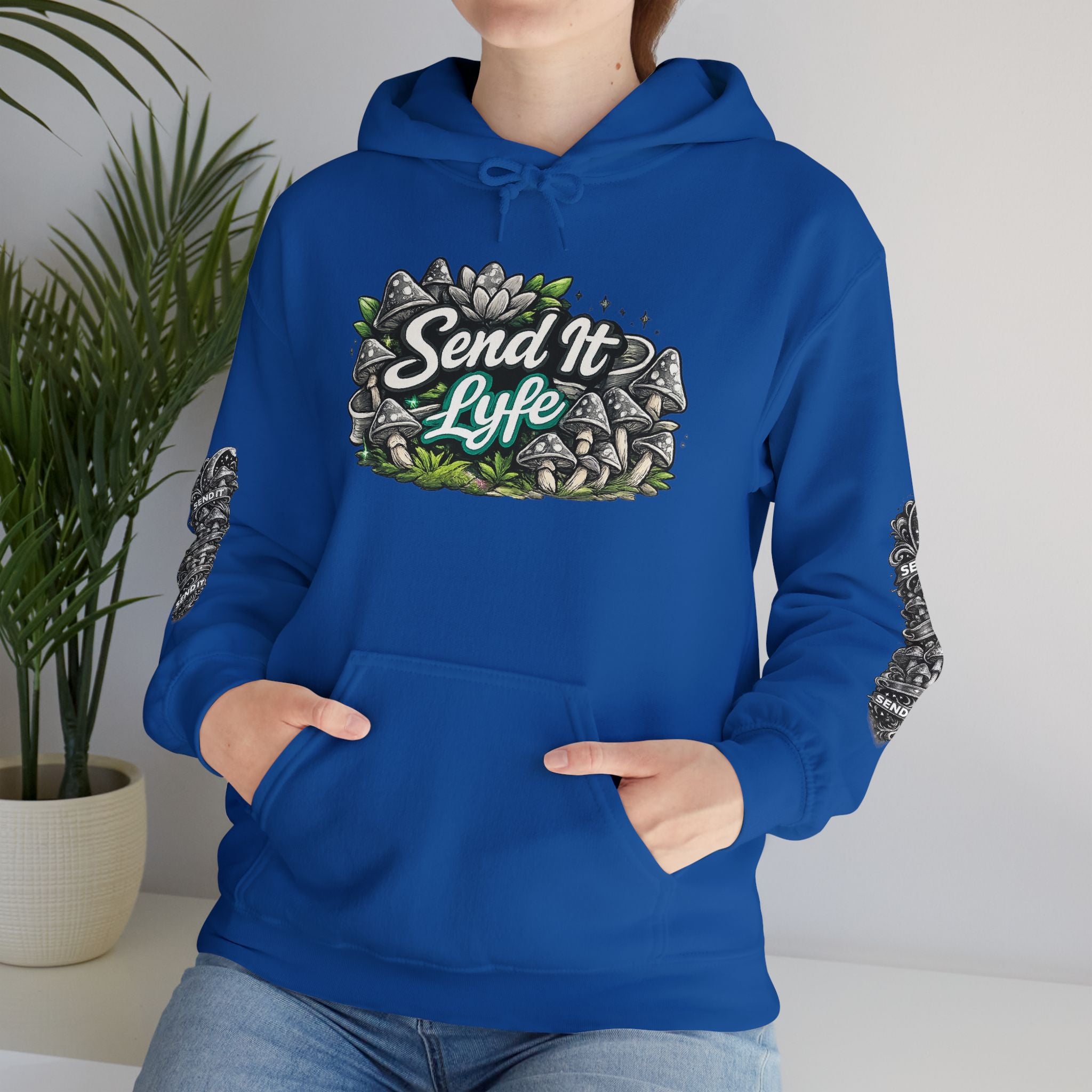 “Send It Lyfe” Skate-Style Graphic Pullover Women's Hoodie