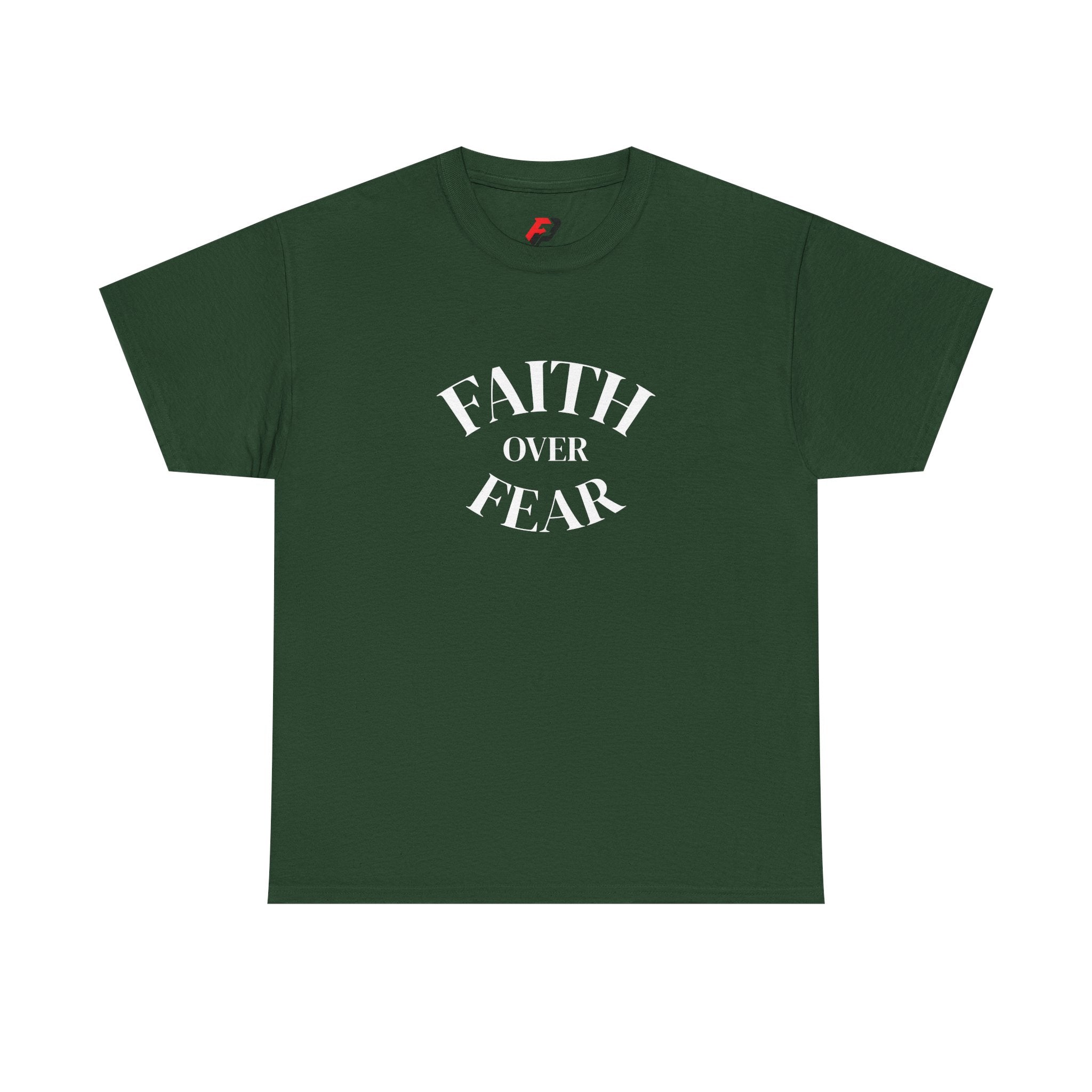 Faith Over Fear T‑Shirt – Inspirational Christian Graphic Tee