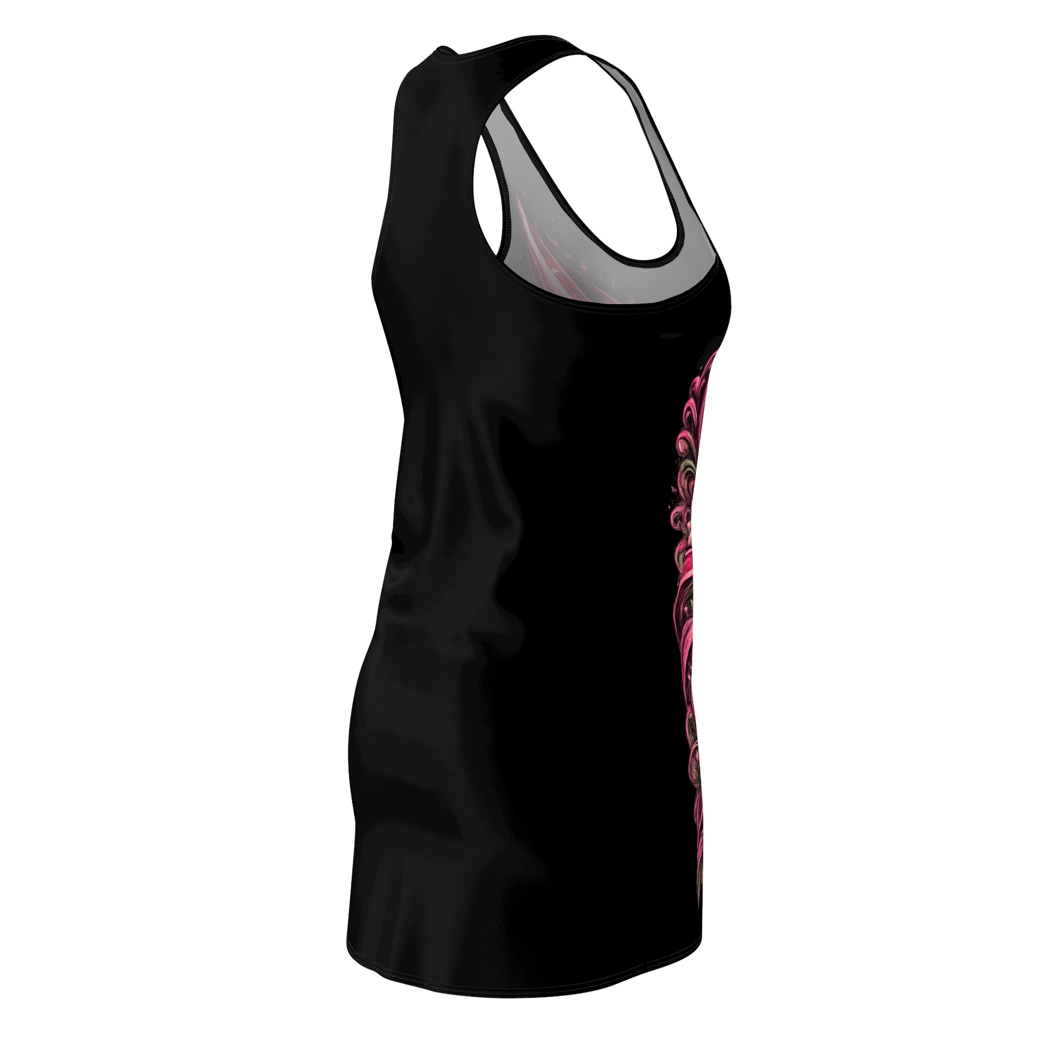 "Send It Lyfe" Black Racerback Dress
