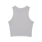 Christ Is King Racer Tank Top — Women's Faith Graphic Crop