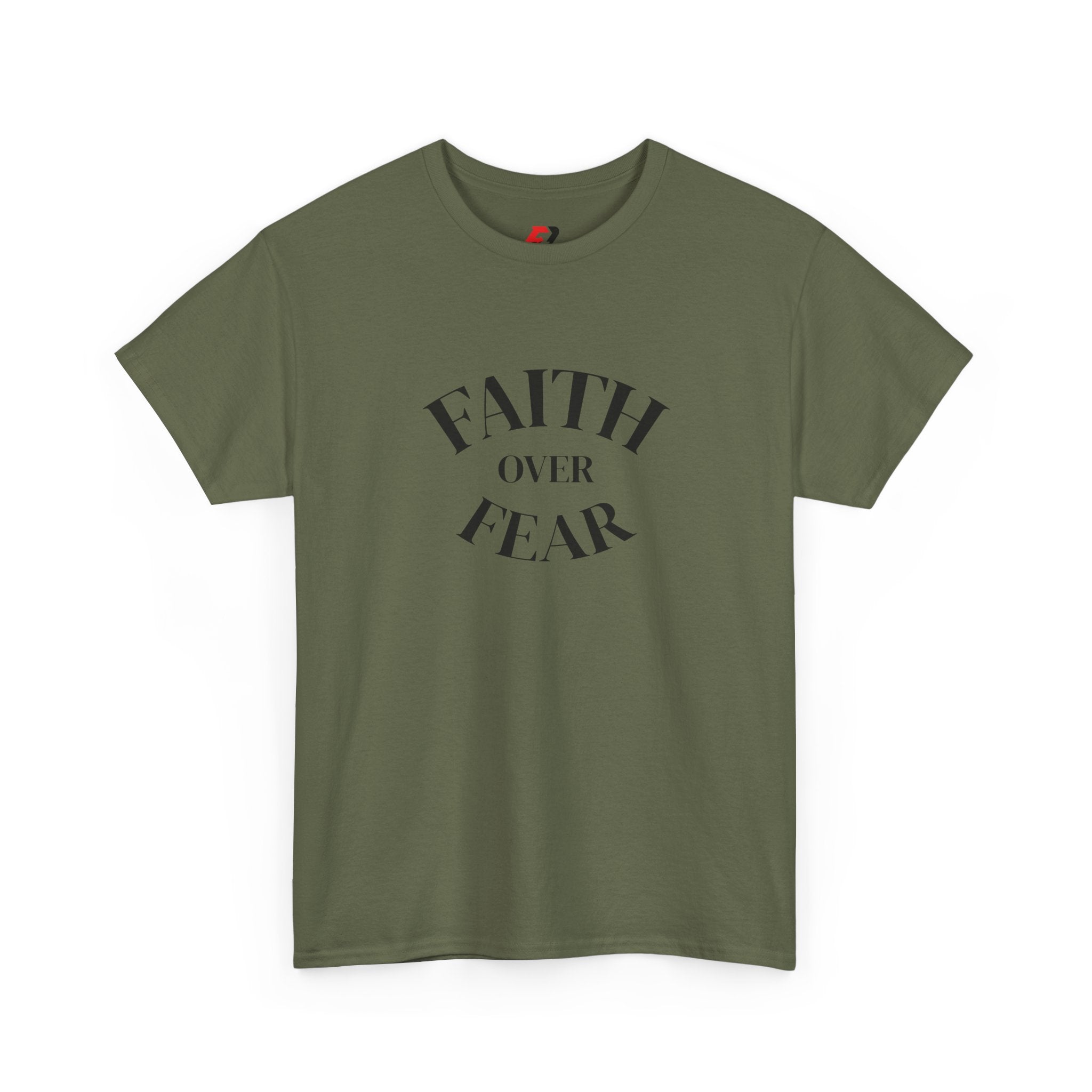 Faith Over Fear T‑Shirt – Inspirational Christian Graphic Tee