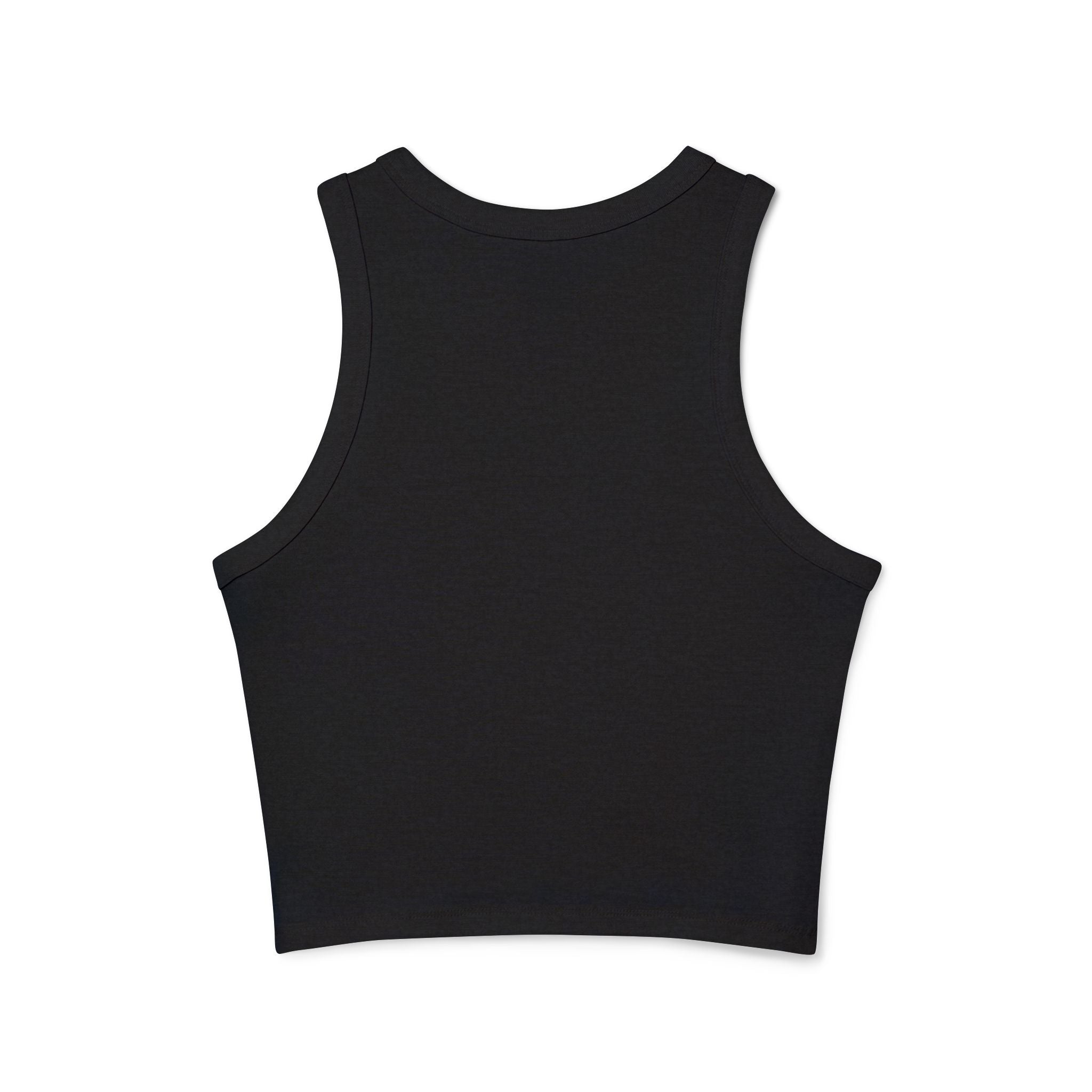 Christ Is King Racer Tank Top — Women's Faith Graphic Crop