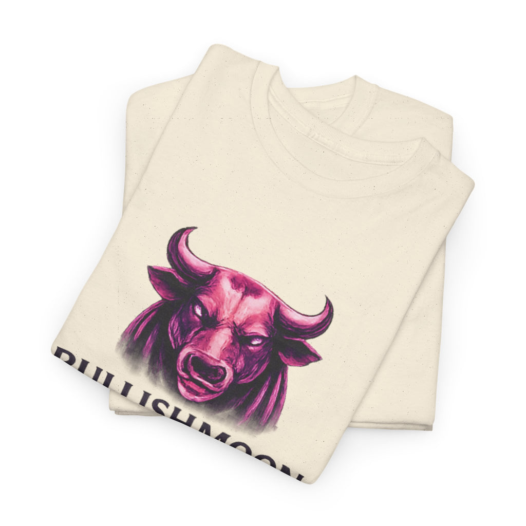 "Bullish Moon" Women's T‑Shirt —Bull Logo Tee