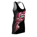 "Send It Lyfe" Black Racerback Dress