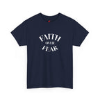 Faith Over Fear T‑Shirt – Inspirational Christian Graphic Tee