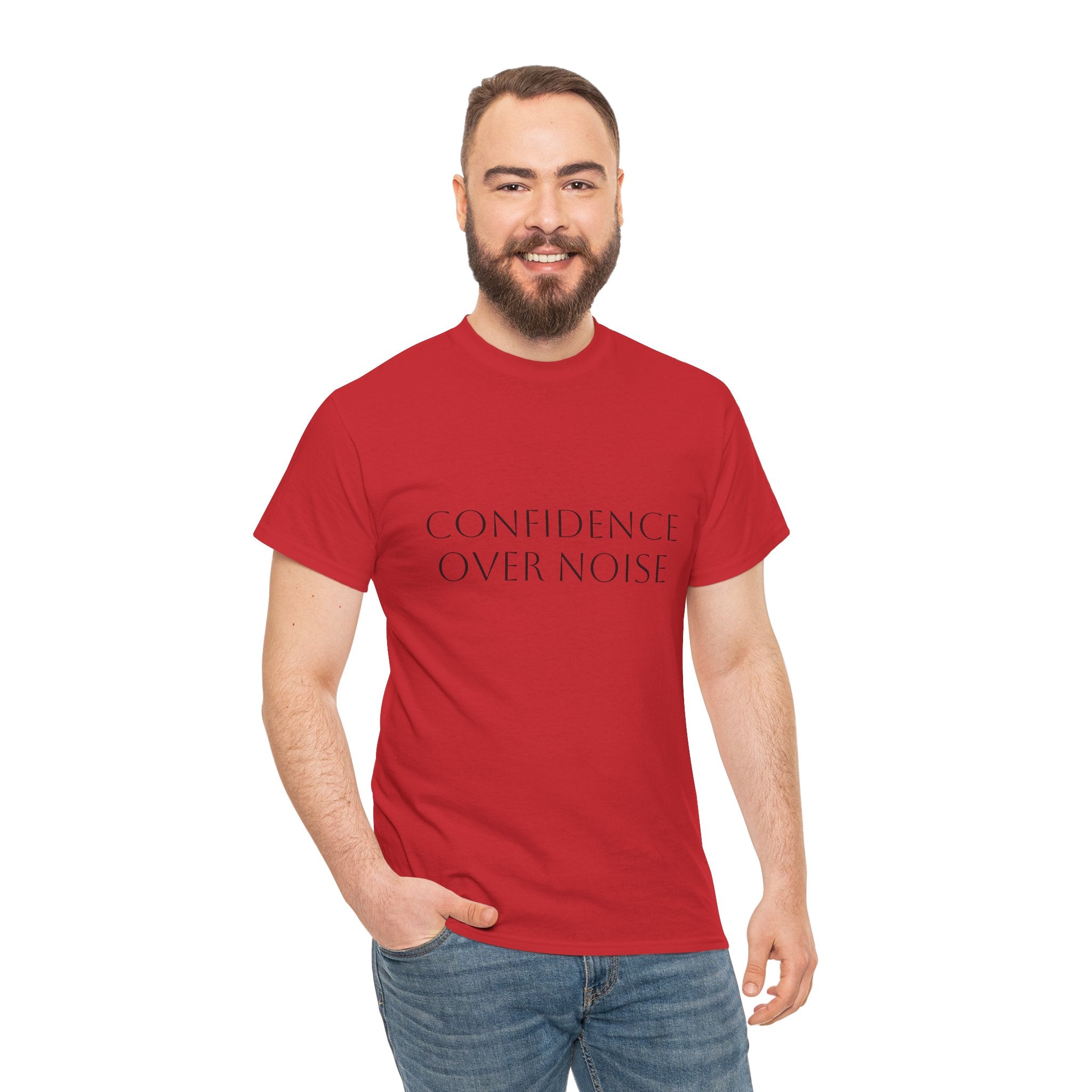 Confidence Over Noise Tee